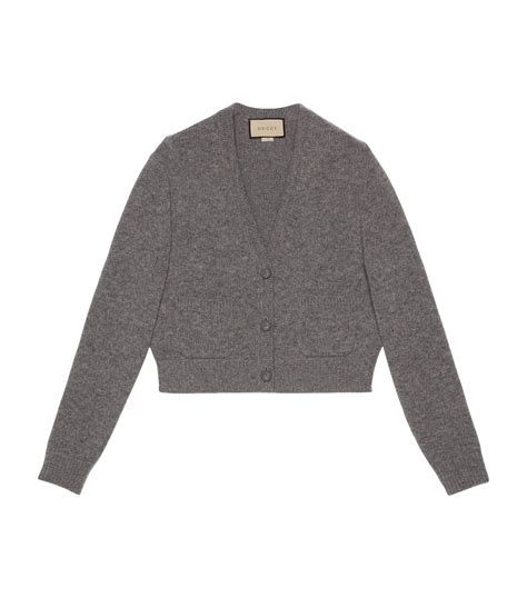 gucci cropped cardigan|gucci cardigan for women.